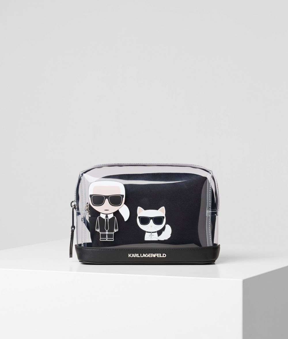 Kozmetikai Táska Karl Lagerfeld K/Ikonik Transparent Pouch