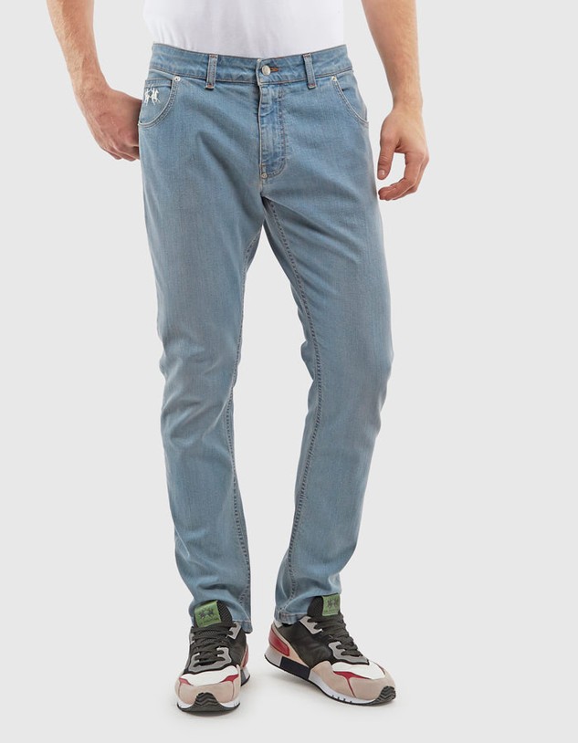 Farmer La Martina Man 5Pkt Denim Pant Blue Denim