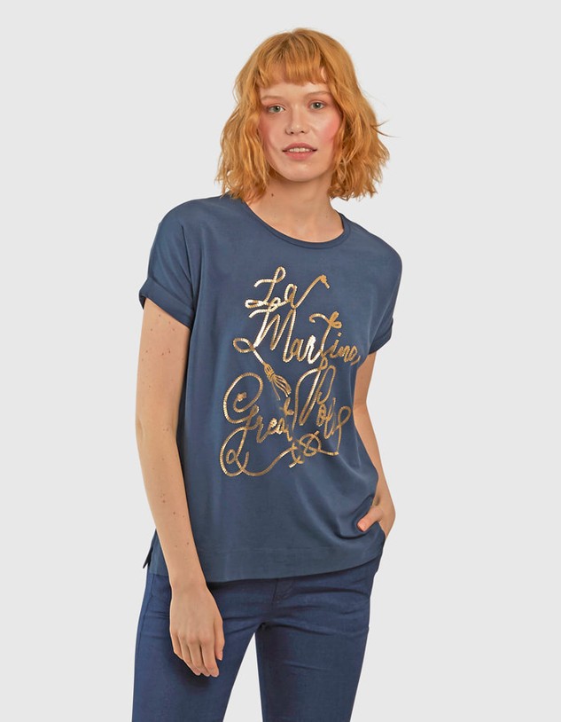 Póló La Martina Woman Stretch Co Jersey Tshirt