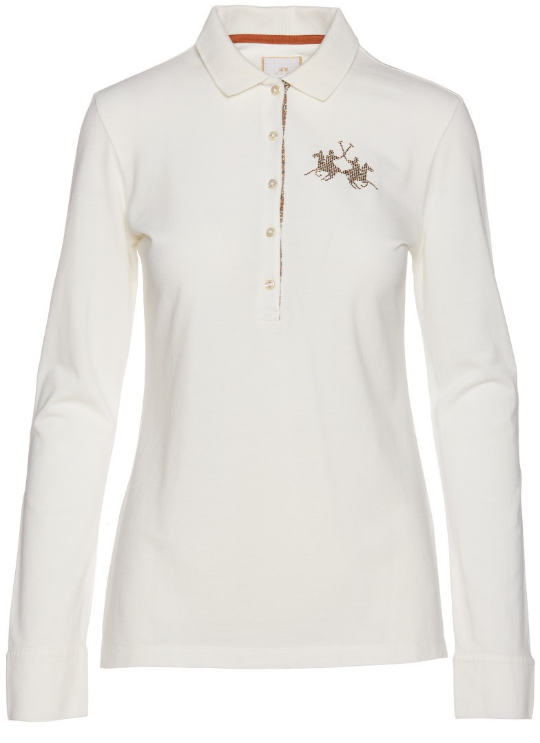 Póló La Martina Woman Polo L/S Co Modal Piquet