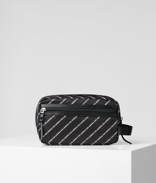 Kozmetikai Táska Karl Lagerfeld K/Stripe Logo Nylon Washbag