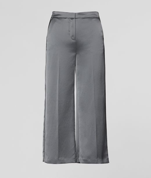 Nadrág Karl Lagerfeld Cropped Wide Leg Pants