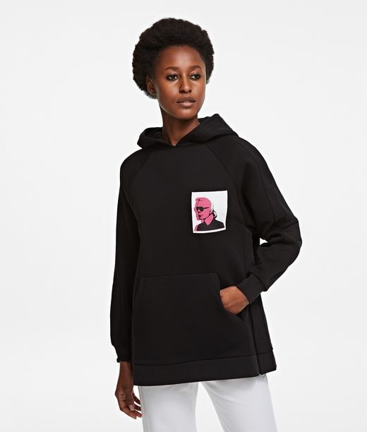 Melegítő Felső Karl Lagerfeld Karl Legend Print Hoodie