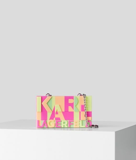 Retikül Karl Lagerfeld Karl Neon Minaudiere