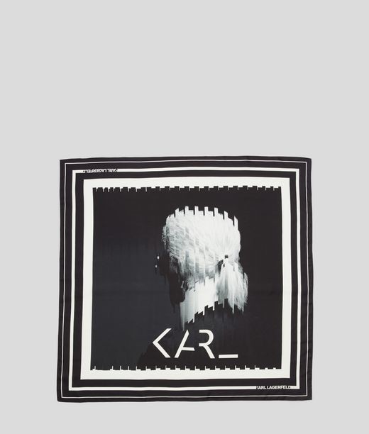 Sál Karl Lagerfeld Karl Legend B/W Scarf