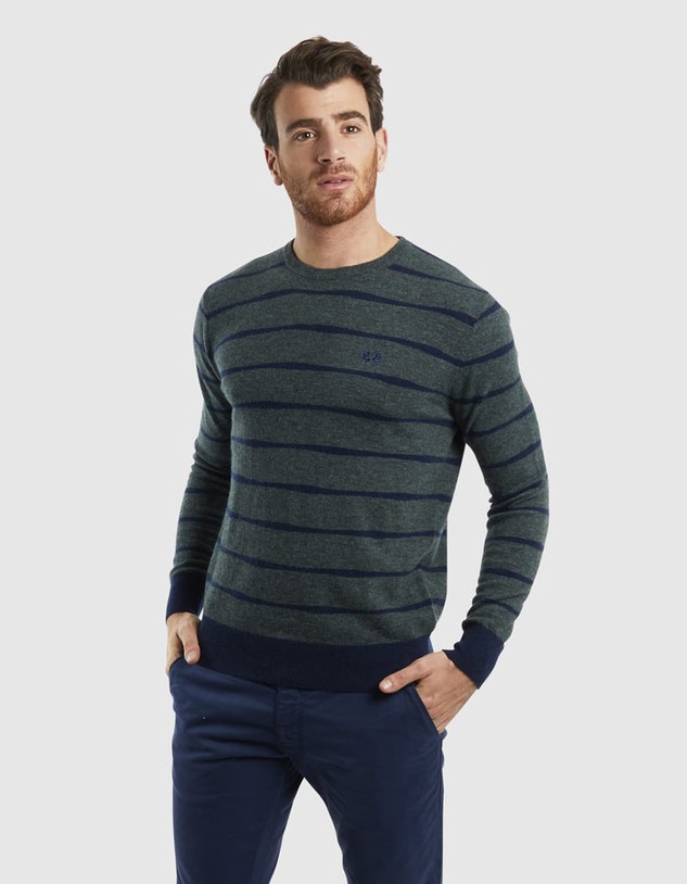 Kardigán La Martina Man Tricot Crew Neck Lambswool