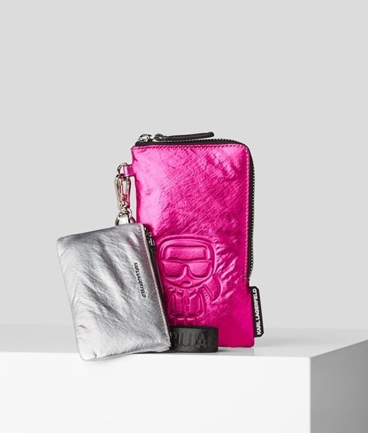 Táska Karl Lagerfeld K/Ikonik Nylon Dpouch Metallic