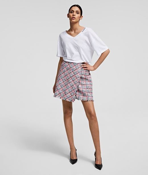 Szoknya Karl Lagerfeld Summer Boucle Skirt