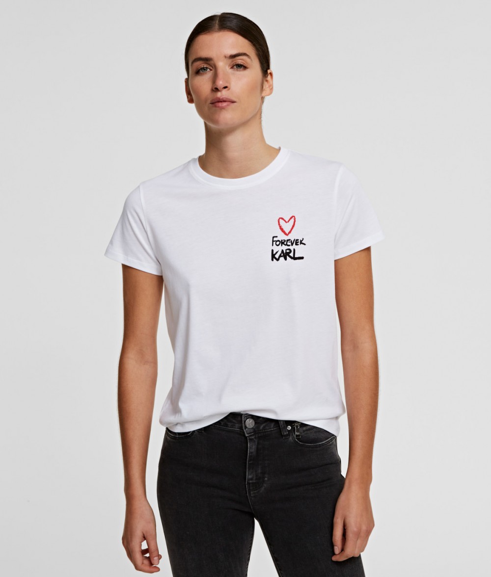 Póló Karl Lagerfeld Forever Karl T-Shirt