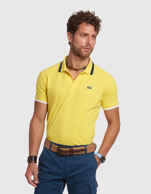 Póló La Martina Man Polo S/S Piquet Stretch