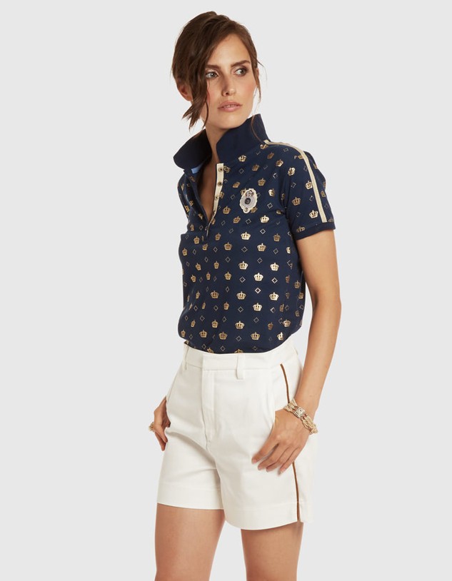 Póló La Martina Woman Polo Short Sleeves Print