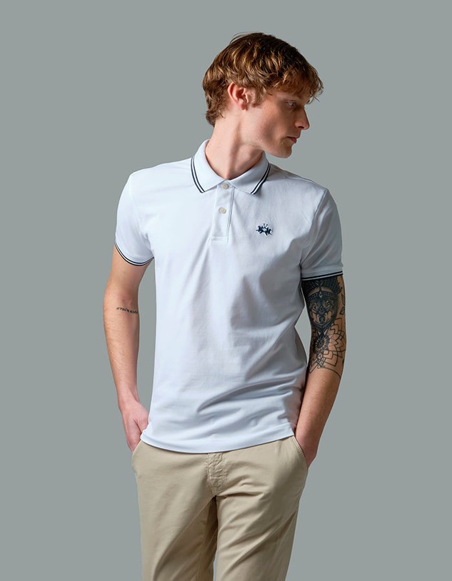 Póló La Martina Man Polo S/S Piquet Stretch