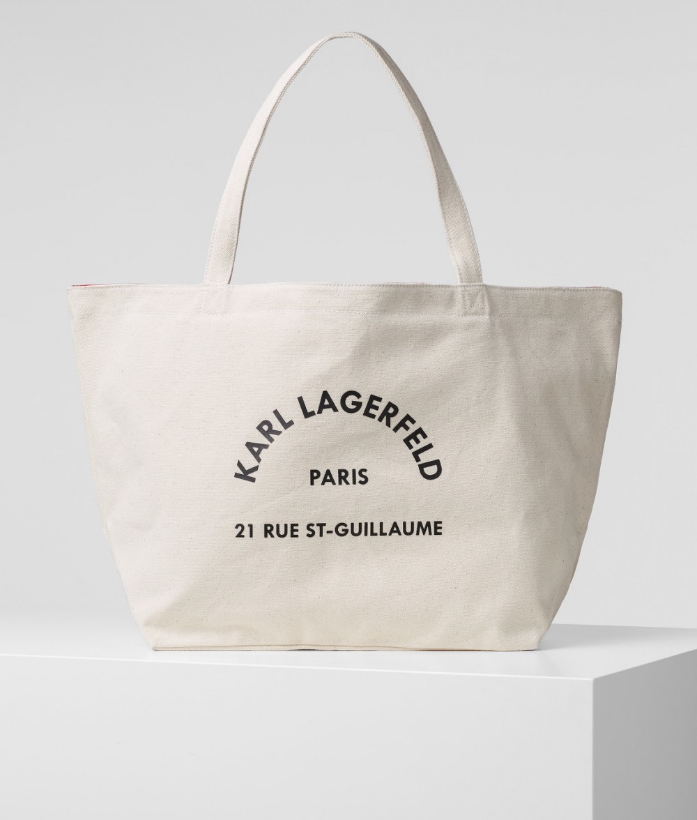 Retikül Karl Lagerfeld K/Rue St Guillaume Canvas Tote