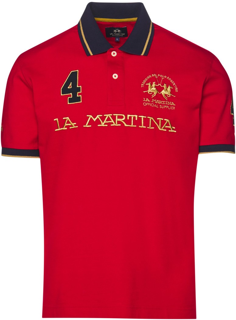 Póló La Martina Man Polo Iconos S/S Piquet Stretch