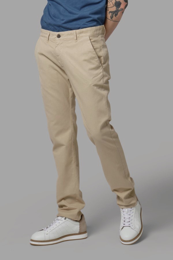 Nadrág La Martina Man Chino Cotton Linen